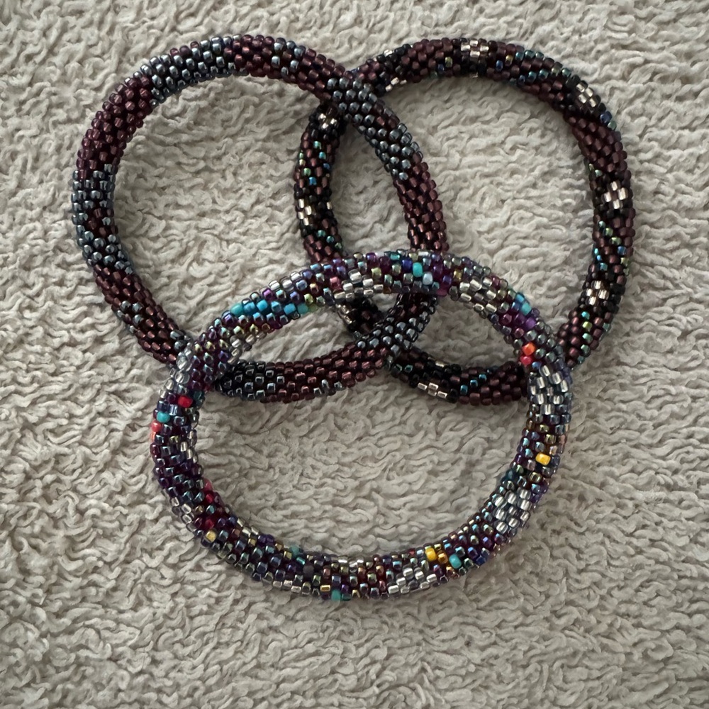Multicolor Beaded Bracelet Set